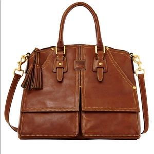 D&B Florentine Leather Clayton Satchell
